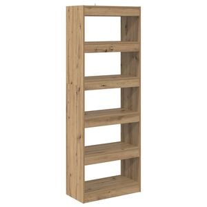 vidaXL Kirjahylly 5 tasoa 60 x 30 x 166 cm Tekninen puu