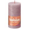 Bolsius Pilarikynttil&auml;t Shine 4 kpl rustiikkinen 130x68 mm samea ruusu