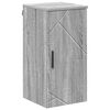 vidaXL Kylpyhuonekaappi ovella Harmaa Sonoma 30 x 31,5 x 61 cm
