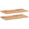 vidaXL Kelluvat hyllyt 2 kpl 100x40x2 cm &ouml;ljytty massiivipuu akaasia