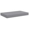 vidaXL Kelluvat seinähyllyt 4 kpl harmaa 40x23x3,8 cm MDF