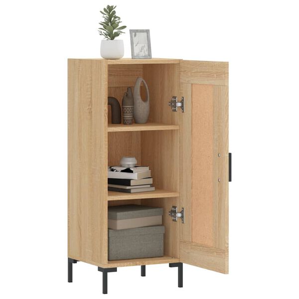 vidaXL Senkki Sonoma-tammi 34,5x34x90 cm tekninen puu