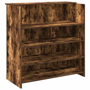 vidaXL Vastaanottop&ouml;yt&auml; savustettu tammi 100x50x103,5 cm tekninen puu