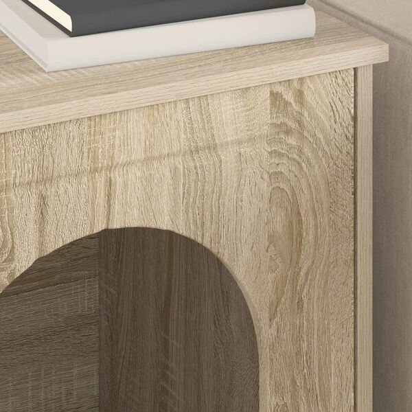 vidaXL Kissatalo Sonoma 53 x 52 x 62 cm Tekninen puu