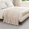 vidaXL Heittop&auml;&auml;llys 6 pcs Beige 150 x 130 cm Fleese