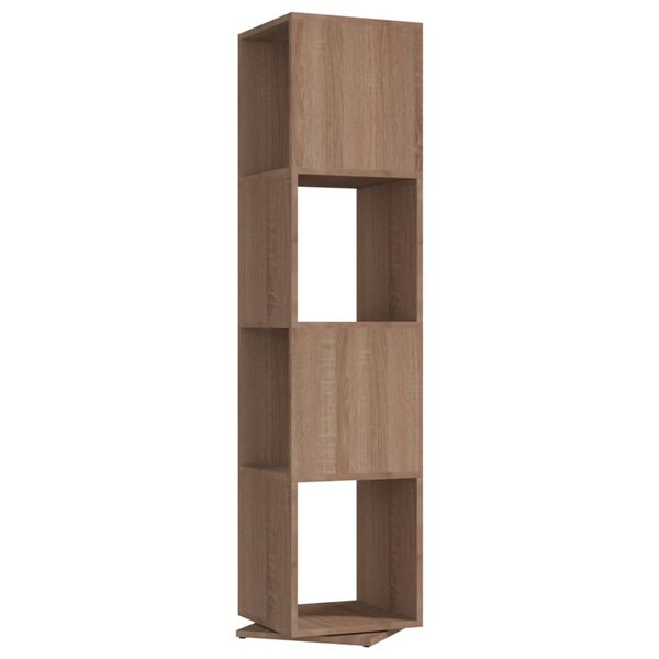 vidaXL Py&ouml;riv&auml; kaappi Sonoma-tammi 34,5x34,5x147,5 cm lastulevy