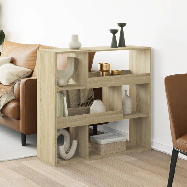 vidaXL Huoneenjakaja Sonoma-tammi 100x33x94,5 cm tekninen puu