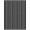 vidaXL Ovenmatto Musta 80 x 120 cm Polypropeeni