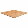 vidaXL P&ouml;yt&auml;levy neli&ouml; vaaleanruskea 70x70x1,5 cm k&auml;sitelty t&auml;ystammi