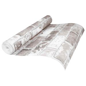 vidaXL 3D Kiinte&auml; tapetti Tiili 10 x 0,53 m Ei-kudottu kangas