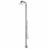 vidaXL Puutarhasuihku 225 cm ruostumaton ter&auml;s