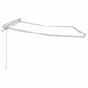 vidaXL Aurinkovarjon runko Valkoinen 4 x 2 m