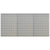 vidaXL Seinään kiinnitettävät työkalutaulut 3 kpl 40x58 cm teräs