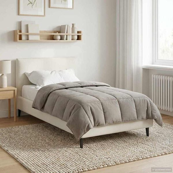 vidaXL Kes&auml;peitto Pinkki 135 x 200 cm Mikrokuitu ja teddy fleece