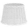 vidaXL Lampunvarjostin valkoinen &Oslash;40x26 cm paju