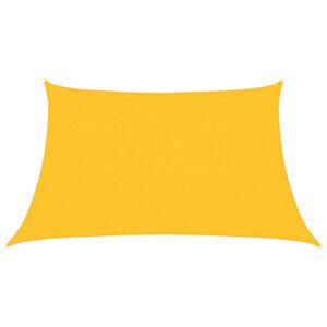 vidaXL Aurinkopurje 160 g/m&sup2; keltainen 3/4x2 m HDPE