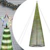 vidaXL LED joulukuusi 1544 v&auml;rik&auml;st&auml; LED-valoa 500 cm
