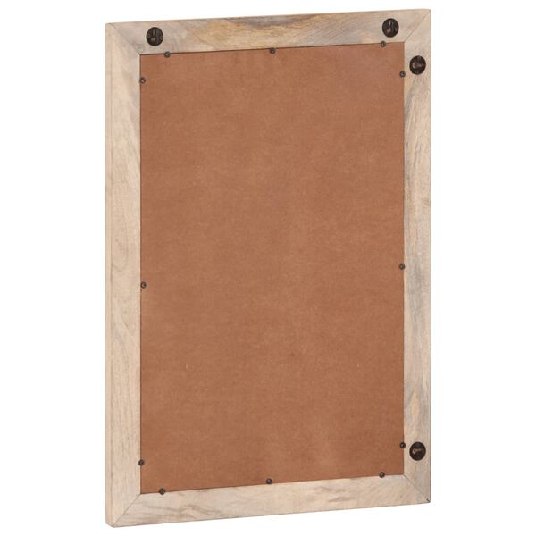 vidaXL Kylpyhuoneen peili 50x70 cm täysi mangopuu ja lasi