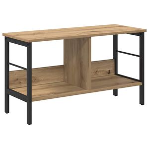 vidaXL Kirjahylly 2 tasoa 82 x 32 x 47 cm Tekninen puu Artisan tammi