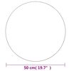vidaXL Sein&auml;peili py&ouml;re&auml; 50 cm lasi