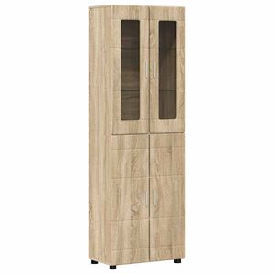 vidaXL Korkea kaappi FLORIN 60 x 35 x 182 cm Sonoman tammi