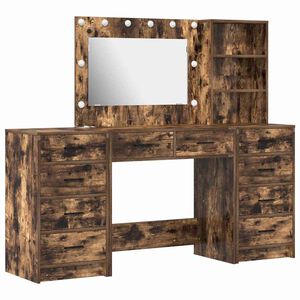 vidaXL Meikkip&ouml;yt&auml; 3 kpl Savup&auml;hkin&auml; 78,5 x 41 x 135 cm Tekninen puu