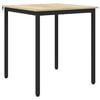 vidaXL Ruokap&ouml;yd&auml;t 70 x 70 x 75 cm Tekninen puu Sonoma-tammi Neli&ouml;