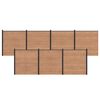 vidaXL Aitapaneeli 7 pcs WPC ja alumiini Ruskea