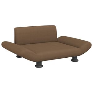 vidaXL Koiranpeti ruskea 70x45x28 cm kangas
