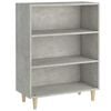 vidaXL Senkki betoninharmaa 69,5x32,5x90 cm tekninen puu