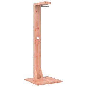 vidaXL Ulko-suihku 210 cm Vankka Douglas-puu ja ruostumaton ter&auml;s