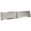 vidaXL Pato 2 kpl 100 x 12 x 40 cm Ruostumaton ter&auml;s Hopea
