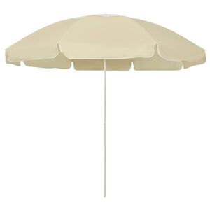 vidaXL Rantavarjo hiekankeltainen 240 cm