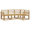 vidaXL Ulkosohvakokoelma 4 pcs valkoinen 190 x 130,5 x 73 cm