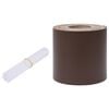 vidaXL Puutarhan yksityisyyden suoja PVC 35x0,19 m ruskea