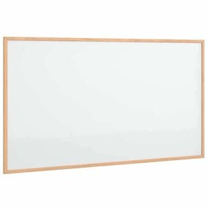 vidaXL Magneettinen valkotaulu t&auml;ysm&auml;ntypuisella kehyksell&auml; 100x55 cm