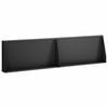 vidaXL Pato 2 kpl 80 x 12 x 30 cm Ter&auml;s Musta