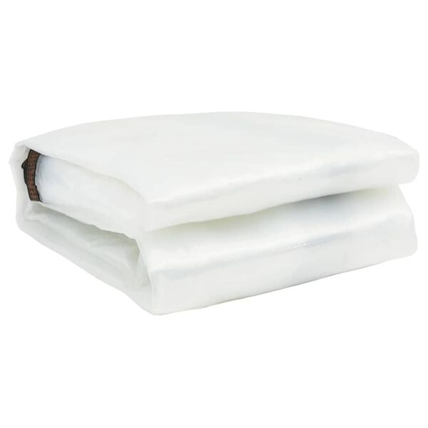 vidaXL kirkas suojapeite silmukoilla 1x12 m polyeteeniä