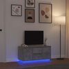 vidaXL TV-taso LED-valoilla betoninharmaa 100x41x50 cm