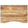 vidaXL P&ouml;yt&auml;levy kaarella 100x60x2,5 cm t&auml;ysi karkea mangopuu