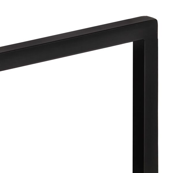 vidaXL Seinähyllyt 2 kpl 60x25x35 cm täysi akasiapuu ja teräs