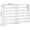 vidaXL Vitriinikaappi Sonoma-tammi 100x8,5x58 cm tekninen puu