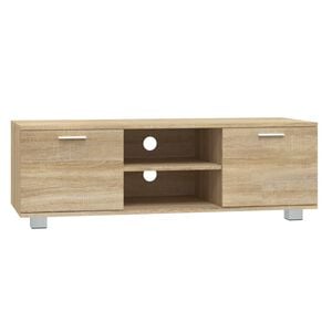 vidaXL TV-taso Sonoma-tammi 120x40,5x35 cm tekninen puu