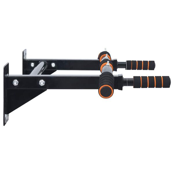 VidaXL Vetotanko Musta ja punainen 92 x 51 x 18 cm Jauhemaalattu teräs