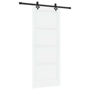 vidaXL Liukuovi ORKDAL 83 x 202 cm T&auml;ysi m&auml;nty valkoinen