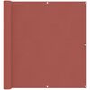 vidaXL Parvekkeen Verho Terrakotta 110 x 400 cm Oxford-kangas