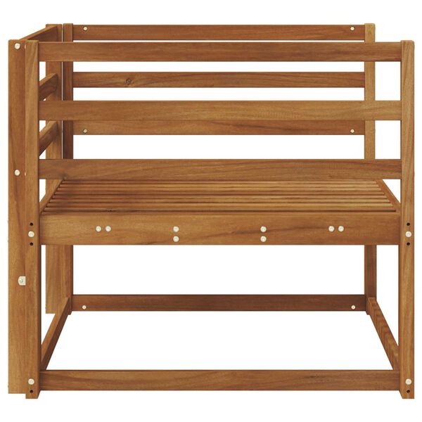 vidaXL Ulkotilan keskisohva Tihe&auml; akasiapuu Luonnollinen