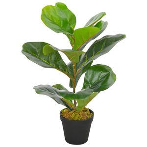 vidaXL Tekokasvi lyyraviikuna ruukulla vihre&auml; 45 cm