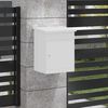 vidaXL Pakettipostilaatikko ovella Valkoinen 47.5 x 38 x 59 cm Ter&auml;s