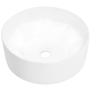 vidaXL Pesuallas 36x14 cm keraaminen valkoinen